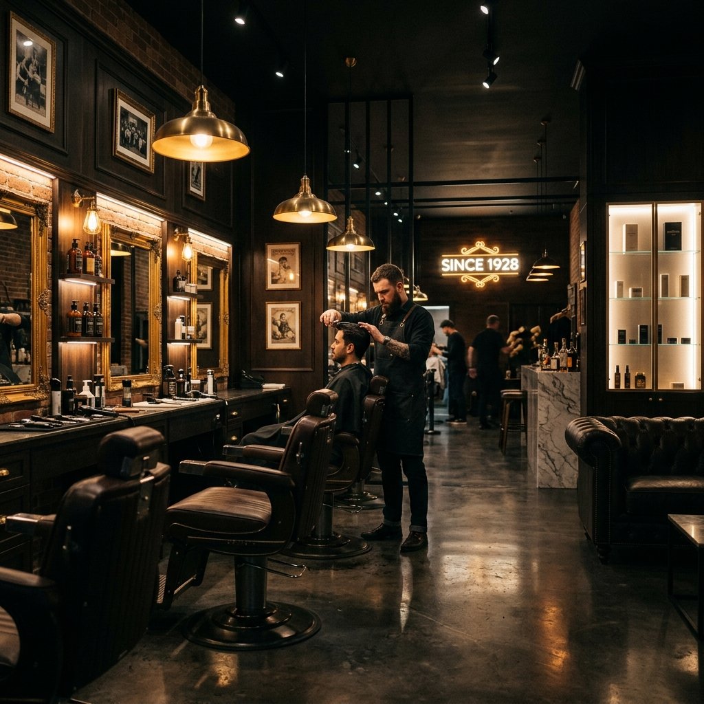 Lumina Barbershop Interior